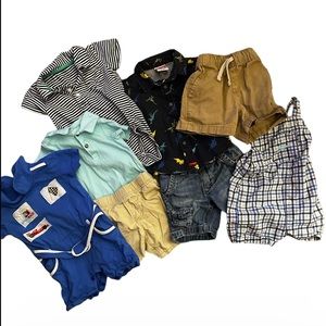Boys Clothing Bundle Lot 12 Mo Various Brands